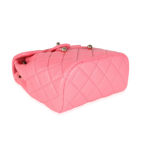 Chanel Pink Quilted Caviar Drawstring Backpack - Picture 5 of 6